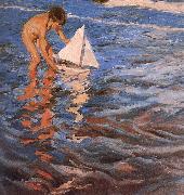 Joaquin Sorolla Small boat china oil painting artist